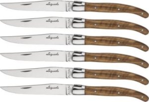 Laguiole Tradition Jean Dubost Laguiole 6 pcs. Knife Set, Olive Wood 1