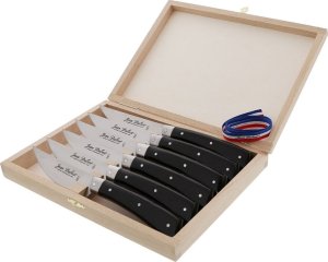 Laguiole Tradition Jean Dubost Laguiole 6 pcs. Steak Knife Set, Acrylic 1