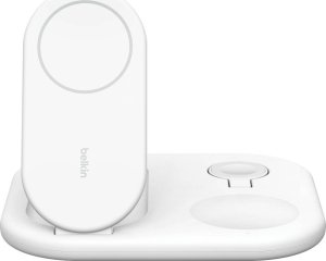 Ładowarka Belkin BOOST Charge 3in1 Qi2 15W magn.Charg.Stand wh.  WIZ029vfWH 1