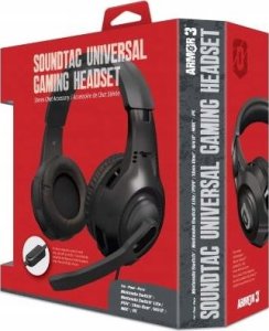 Słuchawki Soundtac Universal Gaming Czarne (M07222-BK) 7