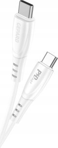 Kabel USB Gepard USB-C - USB-C 1 m Biały (GEP CABCC60W) 2