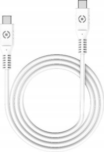 Kabel USB Celly USB-C - USB-C 1 m Biały (USBCUSBCWH) 2