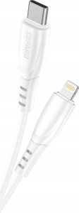 Kabel USB Gepard USB-C - Lightning 1 m Biały (GEP CABCL3A) 2