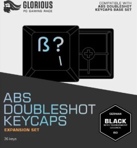 Glorious GMMK ABS Doubleshot V2 DE Kit - Black 4