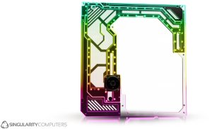 Singularity Computers Spectre 4 Aevum Dual Loop Side Panel Acrylic Clear czarny 2