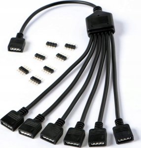 Gelid Gelid Solutions 1-zu-6 Splitterkabel für RGB / ARGB Header - 300 mm 4