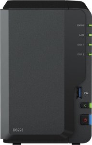 Serwer plików Synology DS223 + 2x HAT3300-4T (DS223-8T-00-2) 2