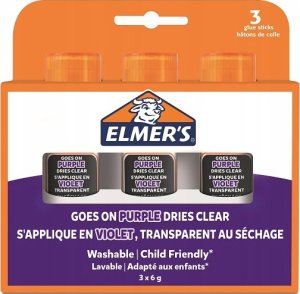 Elmers Elmers Klebestift Disappearing Purple 6G - 3er Blister 2