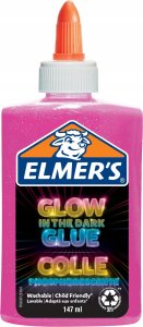 Elmers Elmers Glow-In-The-Dark Bastelkleber Rosa 147ml-Flasche 1