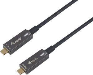 Kabel USB Equip USB-C - USB-C 10 m Czarny (119462) 1