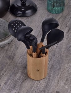 Laguiole Tradition Laguiole Küchenhelfer 6tlg. in hölzerner Schale 7