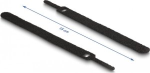 Organizer Delock DELOCK Klett-Kabelbinder L 150 x B 12 mm schwarz 10 Stück 2