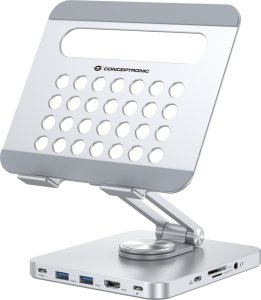 Stojak Conceptronic CONCEPTRONIC Tablet Halterung inkl 8-in-1 Docking Station si 1