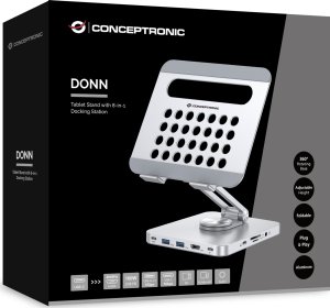 Stojak Conceptronic CONCEPTRONIC Tablet Halterung inkl 8-in-1 Docking Station si 4