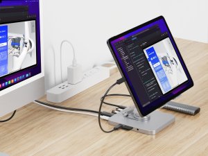 Stojak Conceptronic CONCEPTRONIC Tablet Halterung inkl 8-in-1 Docking Station si 5