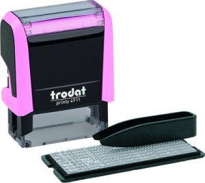 Trodat trodat Stempel Printy Typom 4.0/SB Paste rosa+Kis schw 4911 1