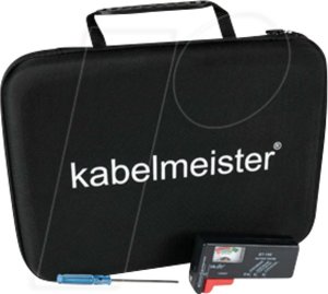 Alcasa kabelmeister Batterie Case für Batterien/-Akkus inkl.Tester 1