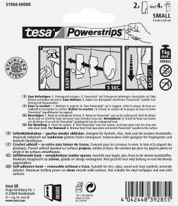 Tesa Powerstrips Metalowy hak Small 1 kg 13