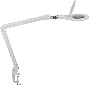 Lampka biurkowa Maul MAUL LED Lupenleuchte Makro mit Klemmfuß weiß 1