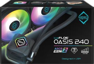 Chłodzenie wodne Iceberg Iceberg Thermal IceFLOE Oasis 240mm ARGB AIO cooling system 16