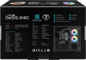 Chłodzenie wodne Iceberg Iceberg Thermal IceFLOE Oasis 240mm ARGB AIO cooling system 17
