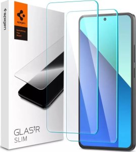 Spigen Glas.TR Slim 2-Pack - Szkło hartowane do Xiaomi Redmi Note 13 4G / LTE (2 sztuki) 2