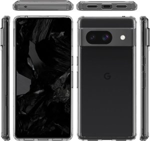 Crong Crong Crystal Shield Cover - Etui Google Pixel 8A (przezroczysty) 3