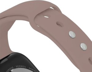Crong Crong Liquid - Pasek do Apple Watch 42/44/45/49 mm (brązowy) 5