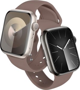 Crong Crong Liquid - Pasek do Apple Watch 42/44/45/49 mm (brązowy) 9