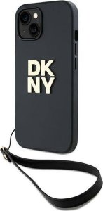 DKNY DKNY Wrist Strap Stock Logo - Etui iPhone 14 / 15 / 13 (czarny) 1