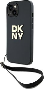 DKNY DKNY Wrist Strap Stock Logo - Etui iPhone 14 / 15 / 13 (czarny) 13