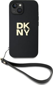 DKNY DKNY Wrist Strap Stock Logo - Etui iPhone 14 / 15 / 13 (czarny) 14