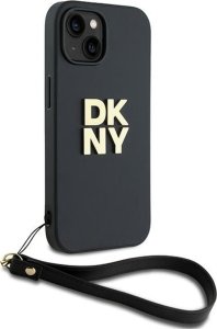 DKNY DKNY Wrist Strap Stock Logo - Etui iPhone 14 / 15 / 13 (czarny) 15
