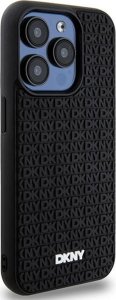 DKNY DKNY 3D Rubber Repeat Pattern - Etui iPhone 15 Pro Max (czarny) 17
