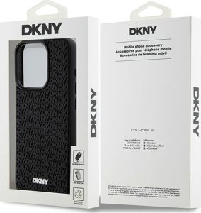 DKNY DKNY 3D Rubber Repeat Pattern - Etui iPhone 15 Pro Max (czarny) 21