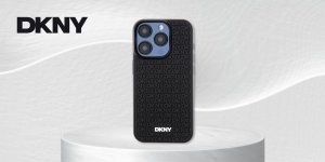 DKNY DKNY 3D Rubber Repeat Pattern - Etui iPhone 15 Pro Max (czarny) 9