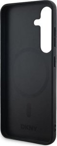DKNY Leather Checkered Mono Pattern MagSafe - Etui Samsung Galaxy S24+ (czarny) 16