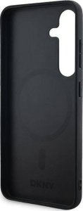 DKNY Leather Checkered Mono Pattern MagSafe - Etui Samsung Galaxy S24+ (czarny) 7