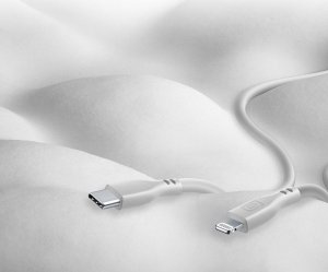 Kabel USB Cellular Line Lightning - USB-C 1.2 m Szary (USBDATASOFTC2LMFID) 2