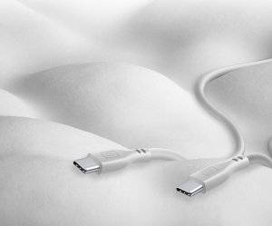 Kabel USB Cellular Line USB-C - USB-C 1.2 m Szary (USBDATASOFTC2CD) 2