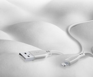 Kabel USB Cellular Line Lightning - USB-A 1.2 m Szary (USBDATASOFTMFID) 2