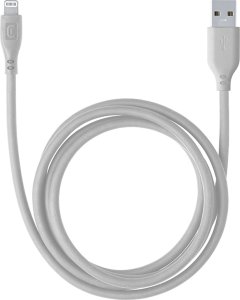 Kabel USB Cellular Line Lightning - USB-A 1.2 m Szary (USBDATASOFTMFID) 4
