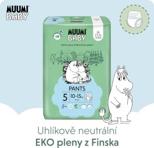 Muumi Muumi Baby, Pieluchomajtki ekologiczne 5 (10-15kg), 38 szt. 6