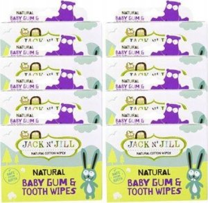 Jack NJill Chusteczki do mycia dziąseł niemowląt, 25 szt., 8 opakowań 3