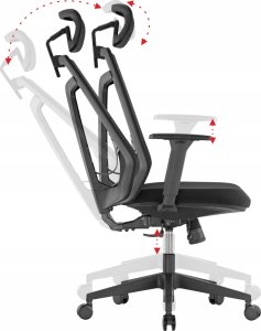 Krzesło biurowe Art FOTEL ERGONOMICZNY OBROTOWY BIUROWY CH-03 Chief (05-40) 7