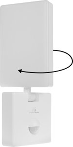 Kinkiet Maclean Lampa LED z czujnikiem ruchu 10W IP65 biała (MCE516) 5