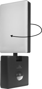 Naświetlacz Maclean LED z czujnikiem ruchu PIR, czarny, 10W, IP65, 800lm, 4000K (MCE516) 5