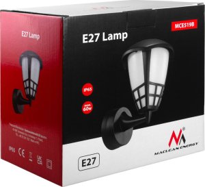 Kinkiet Maclean Kinkiet 1xE27  Maclean, max. obciążenie 60W, IP65, kolor czarny, MCE519 B 7