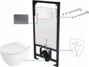 Deante Zestaw WC podtynkowy 6 w 1 1