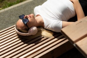 Słuchawki Eta Słuchawki bluetooth Gogen HBTM45P różowe 3